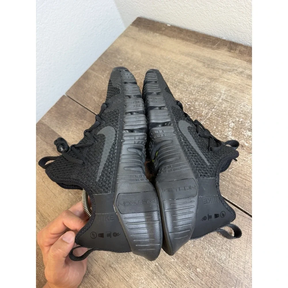 Nike Free Metcon 3 Triple Black Training Shoes CJ0861-001 Men's Size 10.5